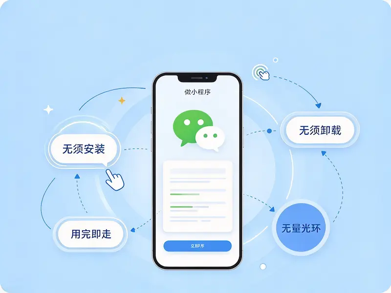 用户无须安装无须下载，微信一键直达，降低用户使用门槛